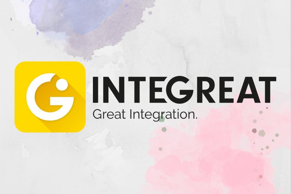 Das Foto zeigt das Logo der Integreat-App.